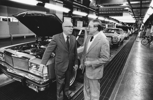 Congressman Hawkins at Ford plant