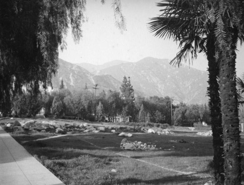 Empty lot in Sierra Madre