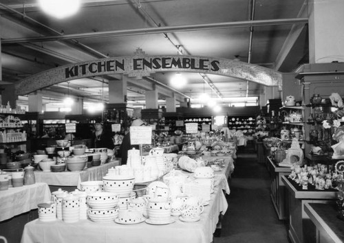 Kitchen ensemble displays