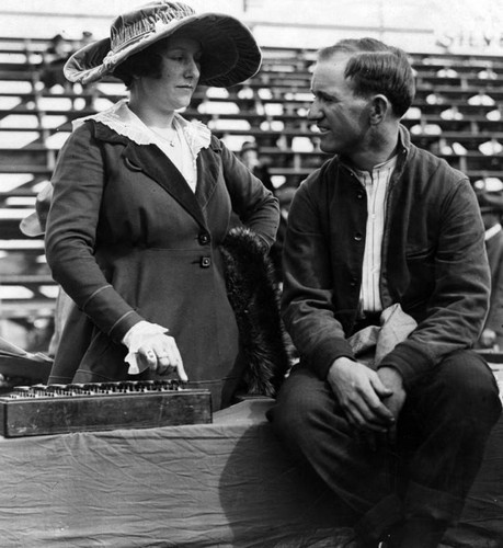 Earl Cooper and wife