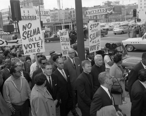 Community leaders attend Civil Rights rally