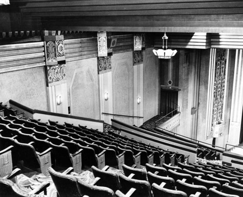 Pomona's Fox Theater, interior