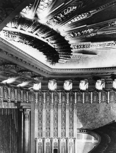 Wiltern Theater ceiling