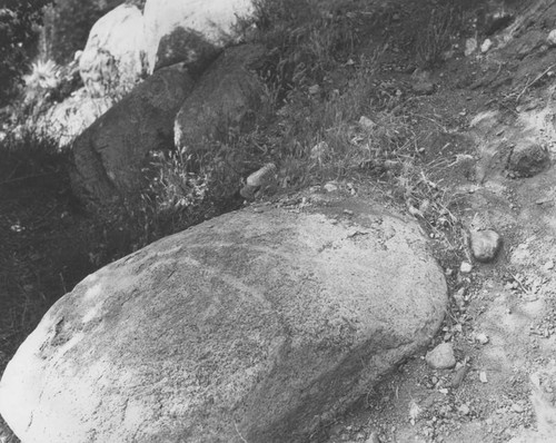 Pictographs in San Gabriel Canyon