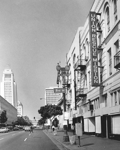 Exterior view of Union Rescue Mission