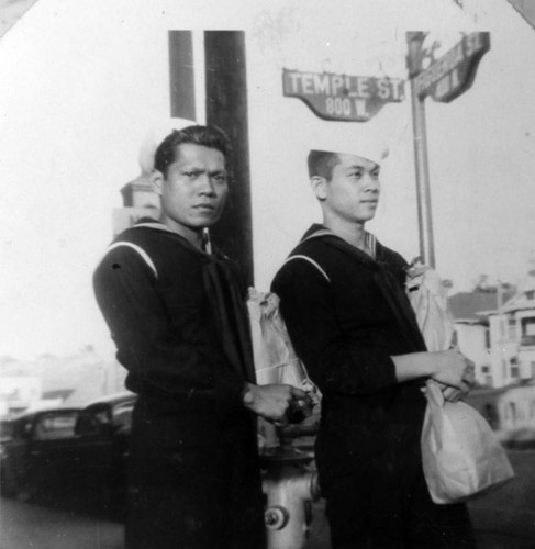 Sailors downtown