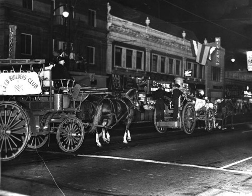 Old fire trucks, Firemen's parade