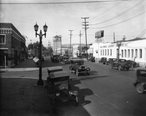 West on Sunset and Cahuenga