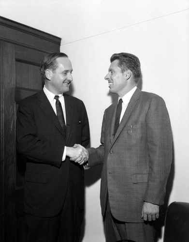 Representatives Thomas Rees and John V. Tunney in D.C Congressional Office