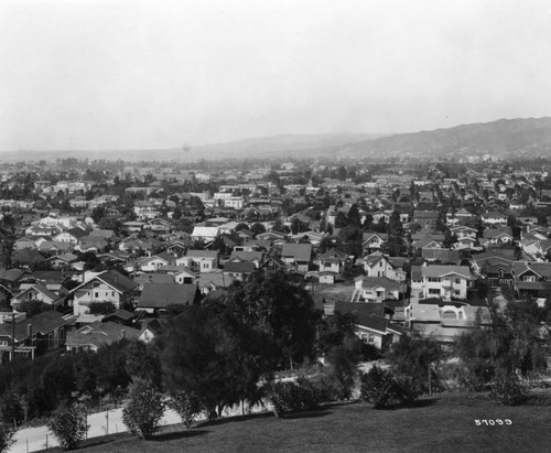 Looking west, Hollywood