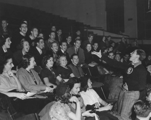 Evening Herald oratorical contest audience