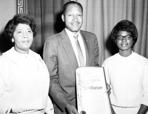 Dorsey High School senior receives resolution from City Hall