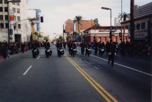 Hollywood Lunar New Year parade, marching band