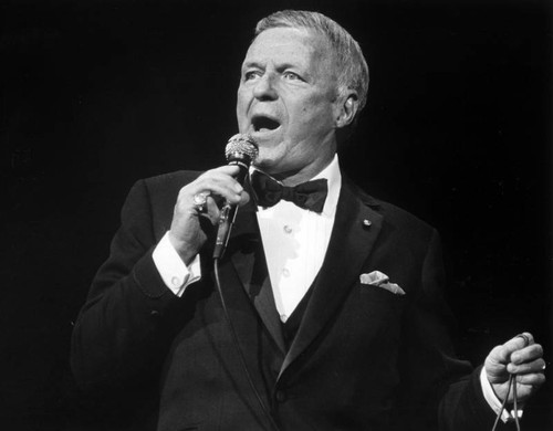 Frank Sinatra sings