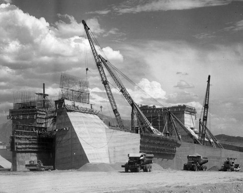 Hansen Dam spillway