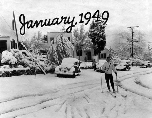 Snow in La Crescenta