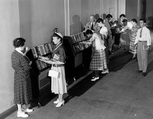 Popular Library book racks, Central Library