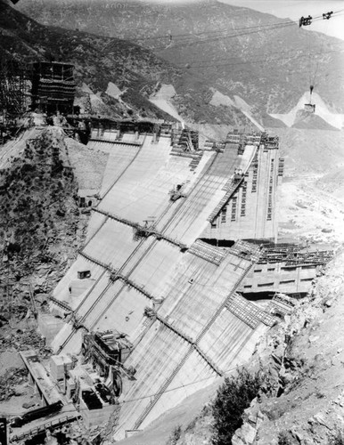 Pine Canyon Dam construction