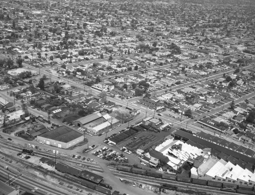 Marbrisa Avenue and Short Street, Huntington Park, looking northeast