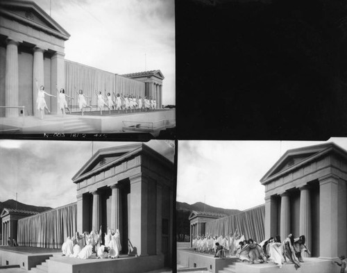 Women on stage at the Greek