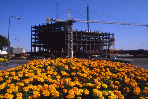 Crocker Tower construction