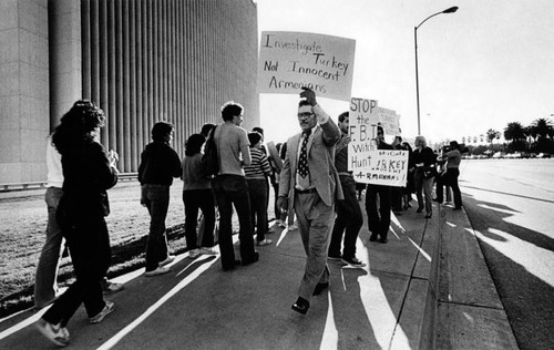 Armenian protest in Westwood