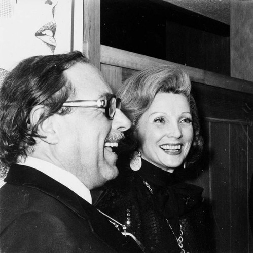 Tennessee Williams with Mrs. Armand Deutsch