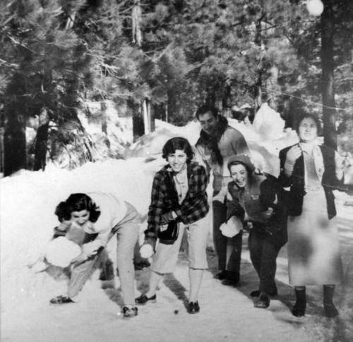 Student outing in Big Bear