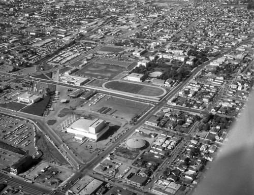 Santa Monica Civic Auditorium, looking northeast