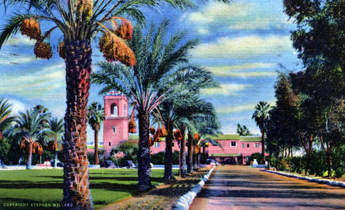 El Mirador Hotel, a color postcard