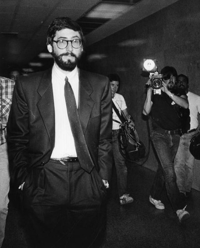 John Landis in court