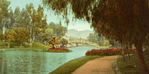 Hollenbeck Park lake