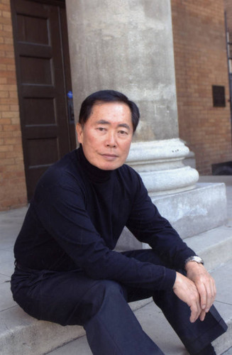 George Takei outside East West Players