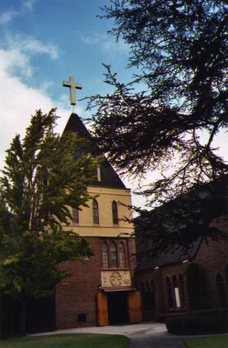 Montebello United Methodist Church, close-up