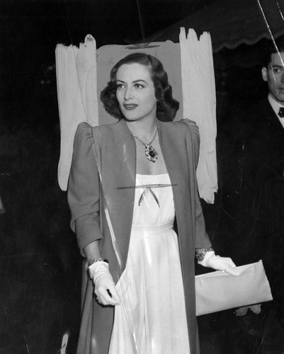 Joan Crawford at event