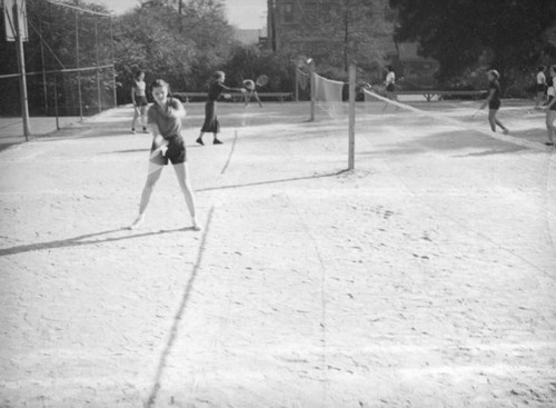 Badminton at Los Angeles Junior College