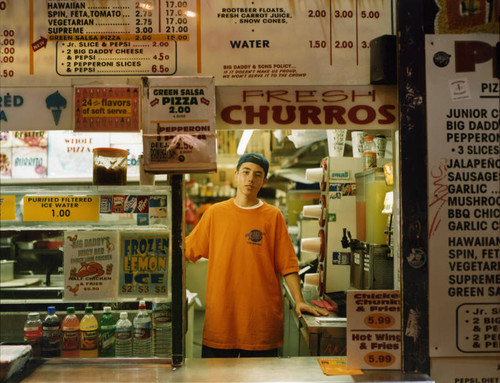 Jamie Parker at Big Daddy & Sons food stand