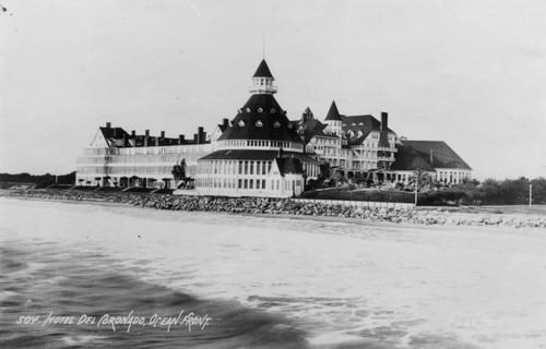 Hotel del Coronado, ocean front view