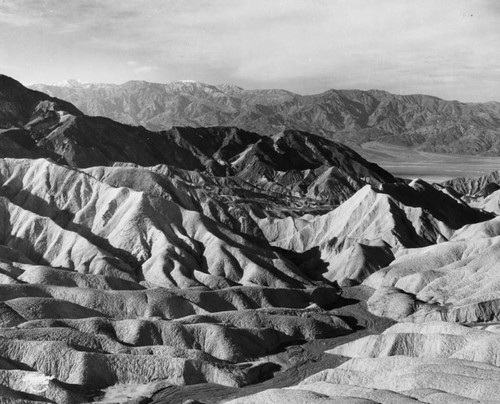 View of Death Valley Badlands from Zabriskie Point