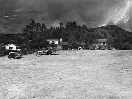 Santa Monica Canyon fire