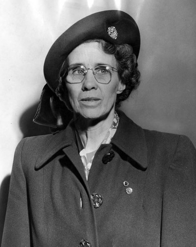 Florence Spangler at court