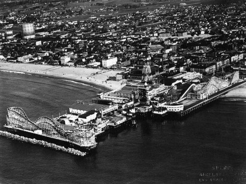 Venice amusement park from the air