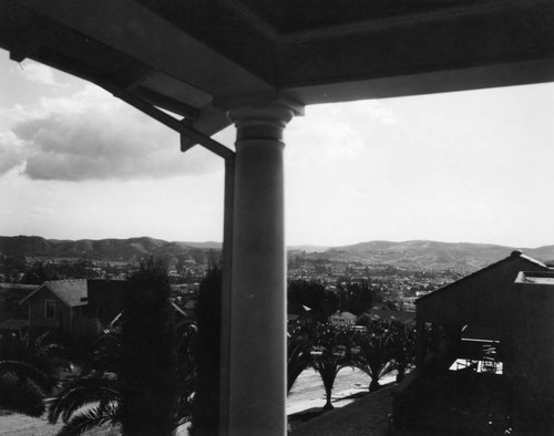 Panoramic view of Eagle Rock, looking south