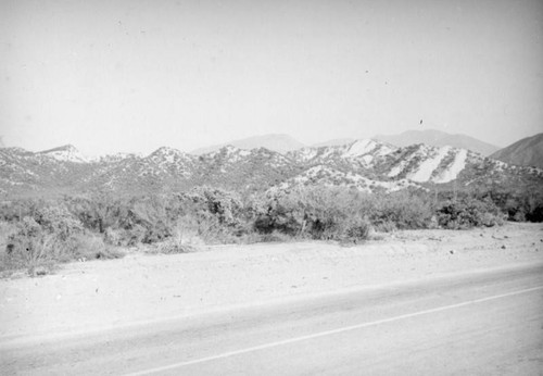 Road near the Cajon Pass