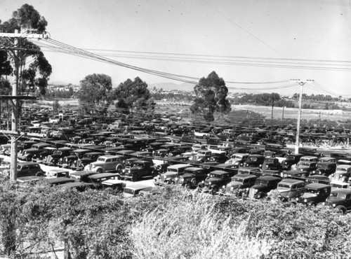 Parking lot used to attend Olympics