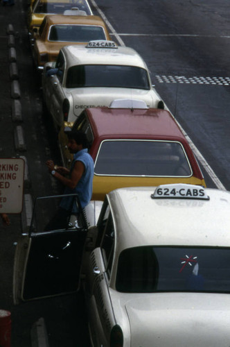 Taxi cabs, Los Angeles International Airport