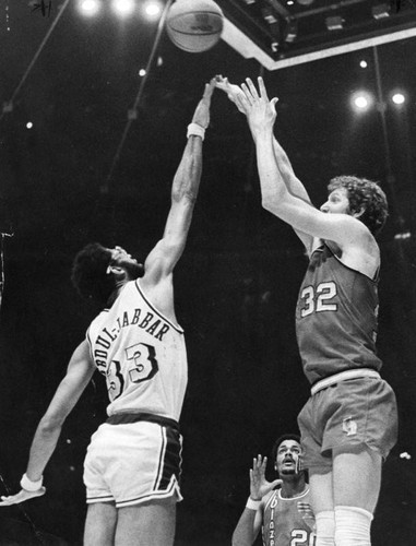 Bill Walton and Kareem Abdul-Jabbar