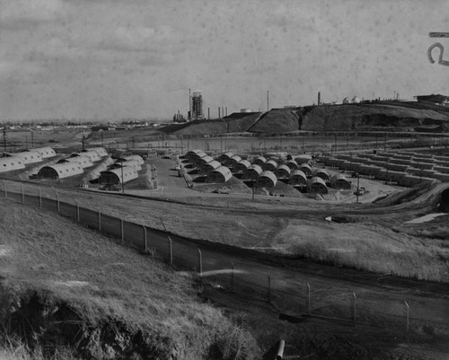 Quonset huts in San Pedro