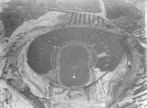 Rose Bowl football game, view 1