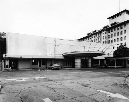 Cocoanut Grove entrance, southeast